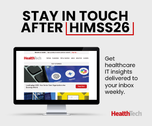 HIMSS 2026 Newsletter Signup Mobile