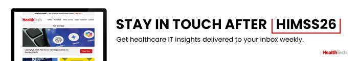 HIMSS 2026 Newsletter Signup Desktop