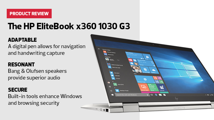 Review: HP EliteBook x360 1030 G3 Provides Healthcare with Extra