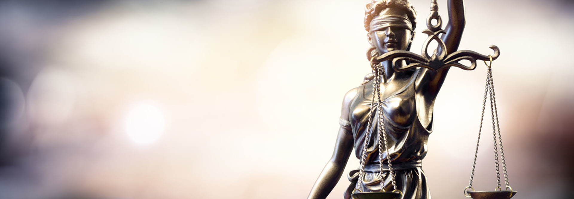  Statue of Lady Justice with Weight Scale