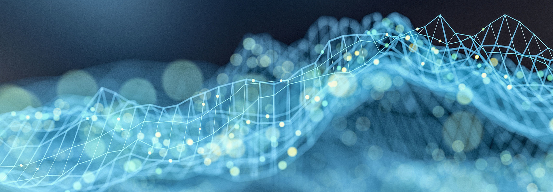 Complex abstract graph background.