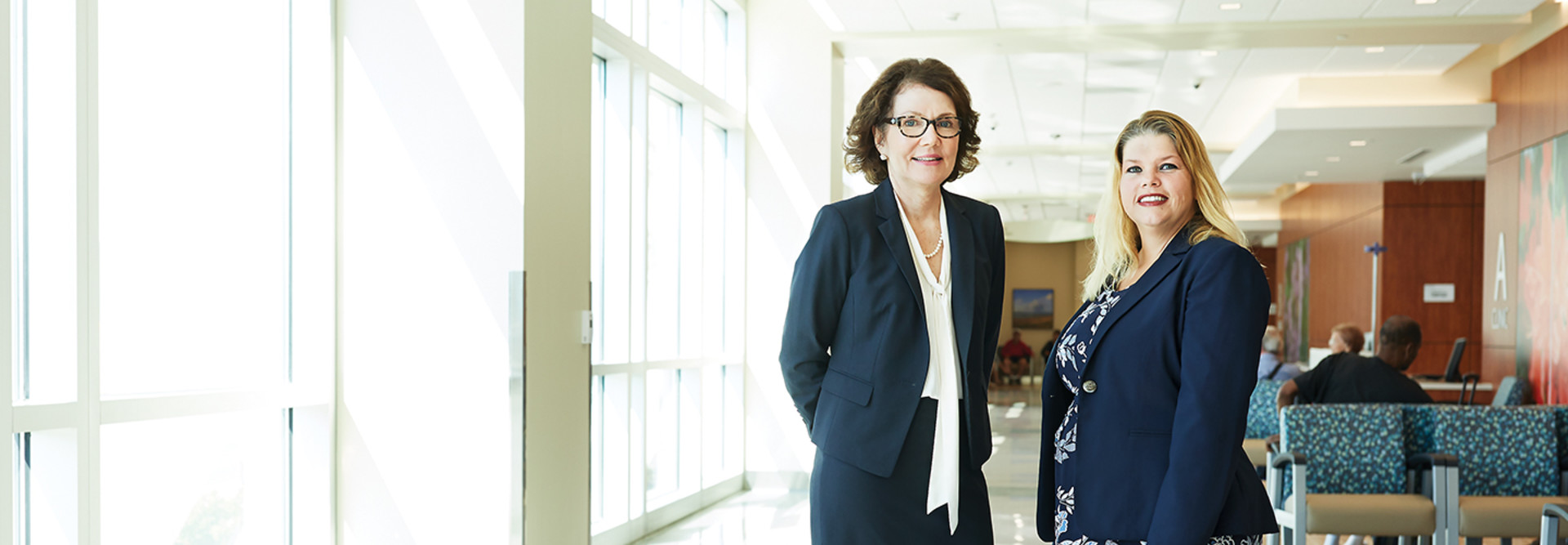 Vidant Health CIO Donette Herring with Tanya Grilli.