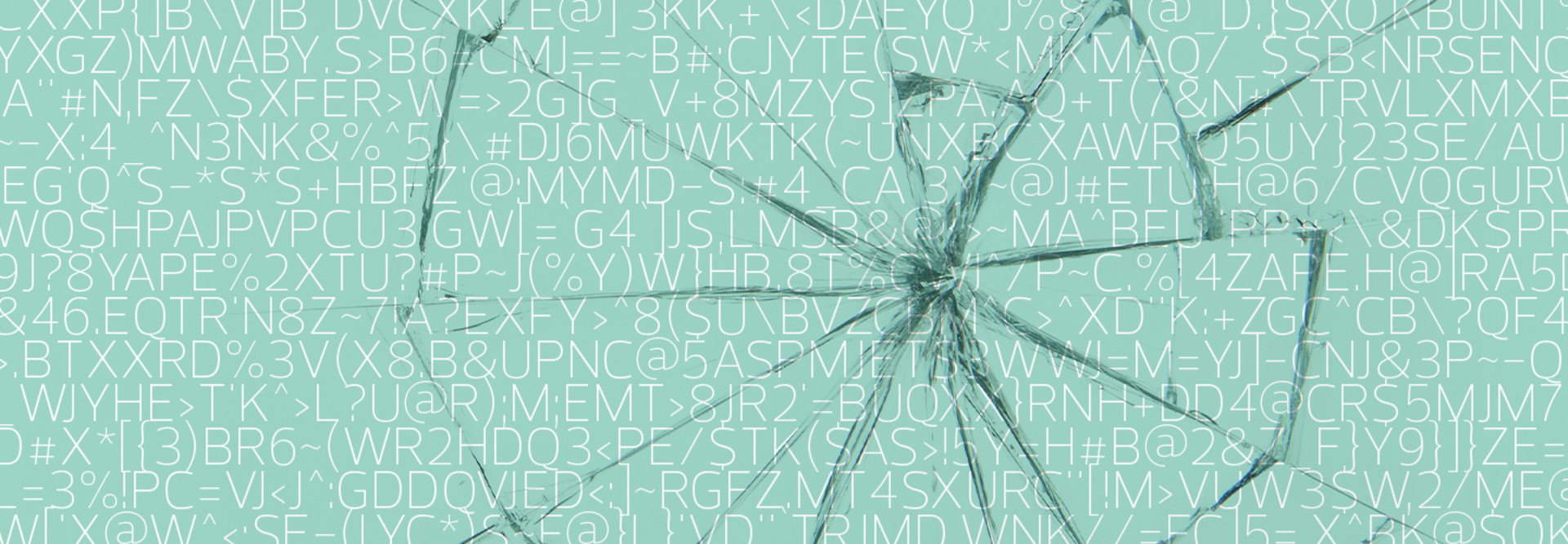 cracked glass