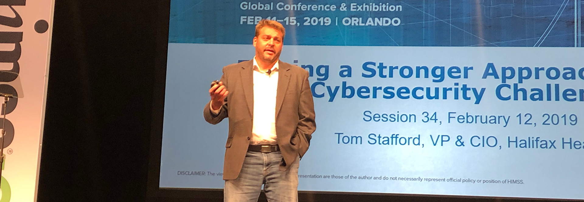 Tom Stafford of Halifax Health 