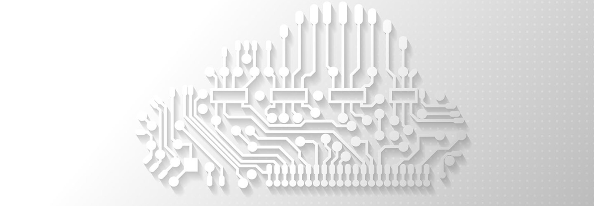 Cloud technology abstract background.