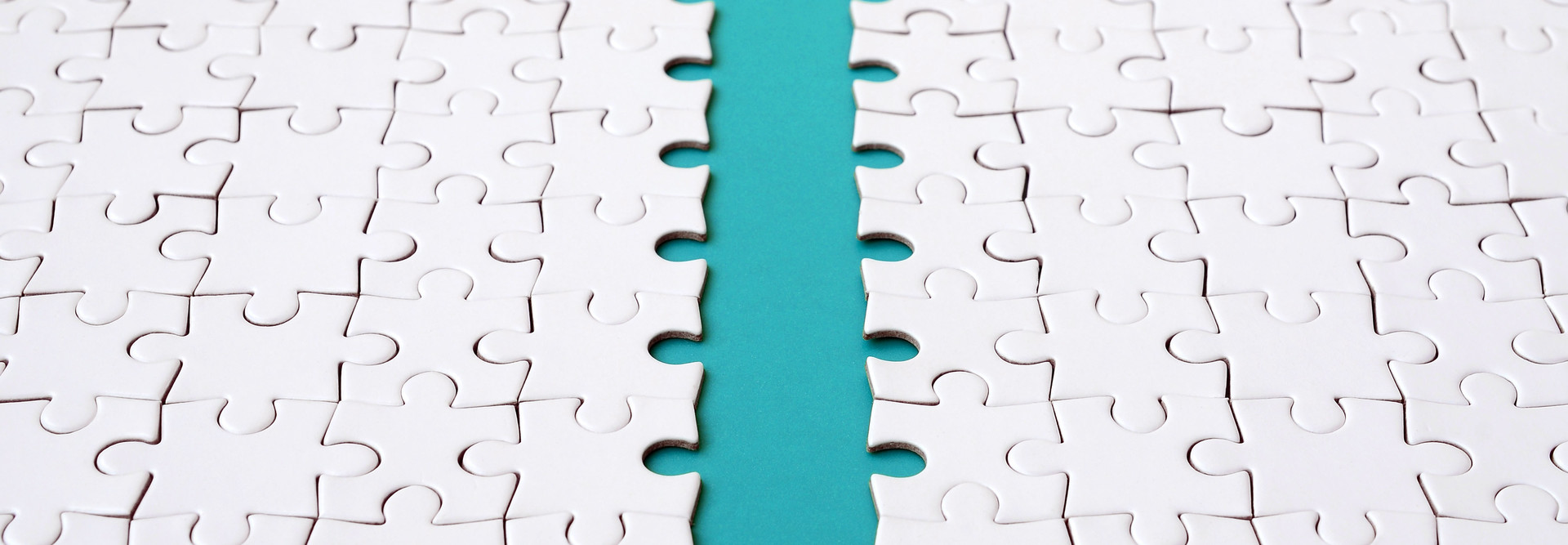 Puzzle sections that don't go together.