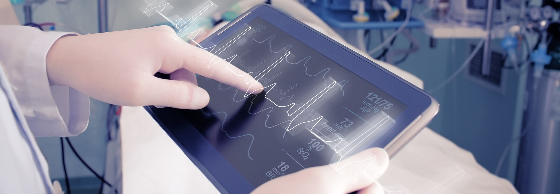 Doctor with next-gen tablet