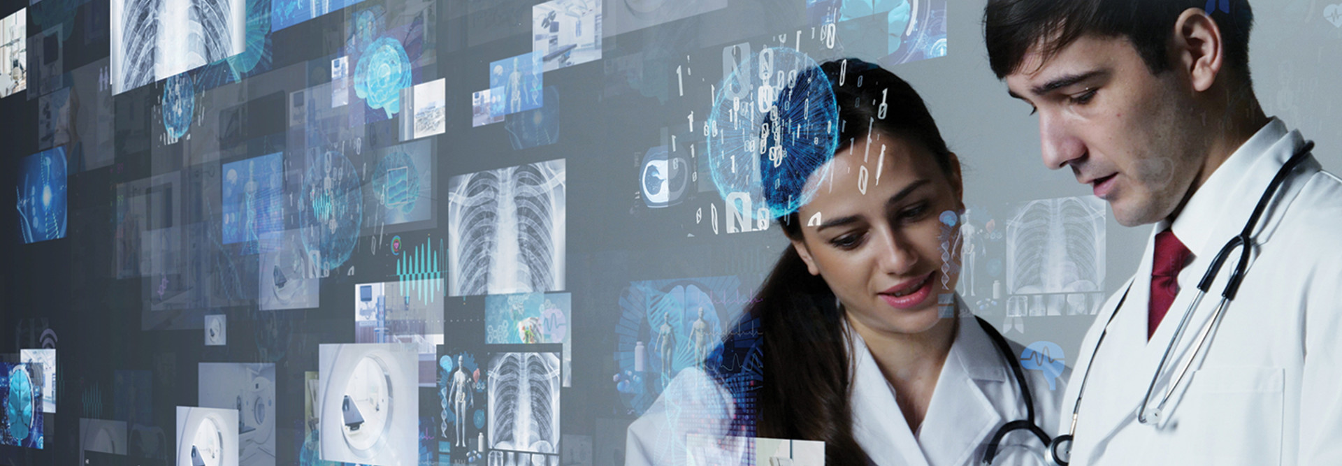 Medical technology concept. Electronic medical record. Telemedicine