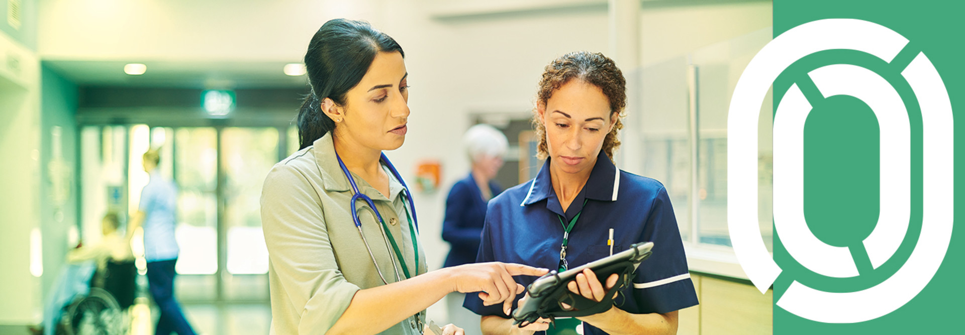 Doctor and nurse conversing