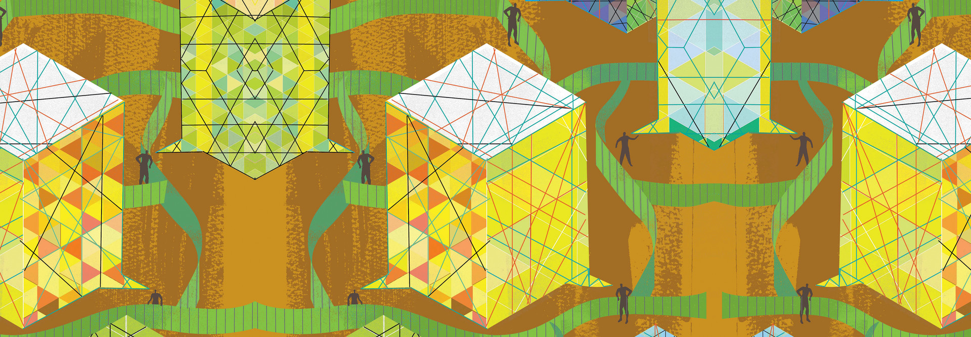 abstract illustration of boxes