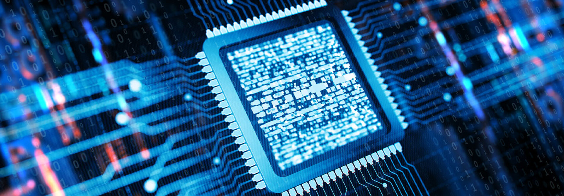 CPU and Computer chip concept
