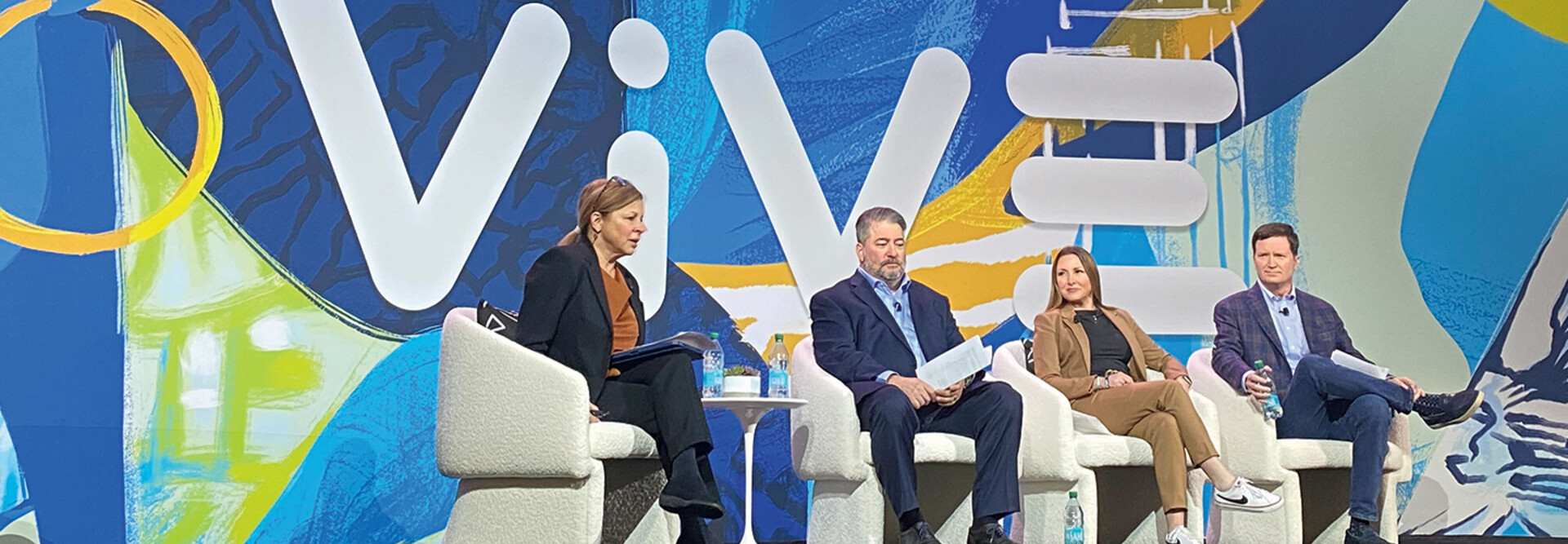 Panelists on stage at ViVE 2025