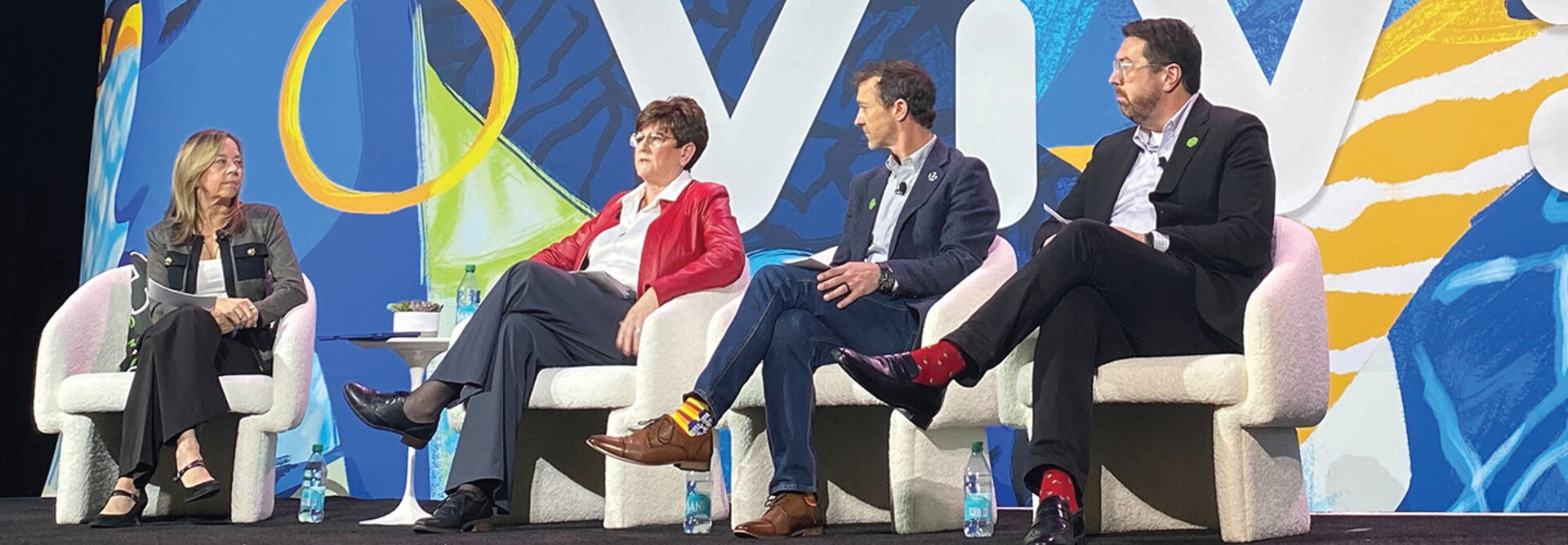 Panelists on stage at ViVE 2025