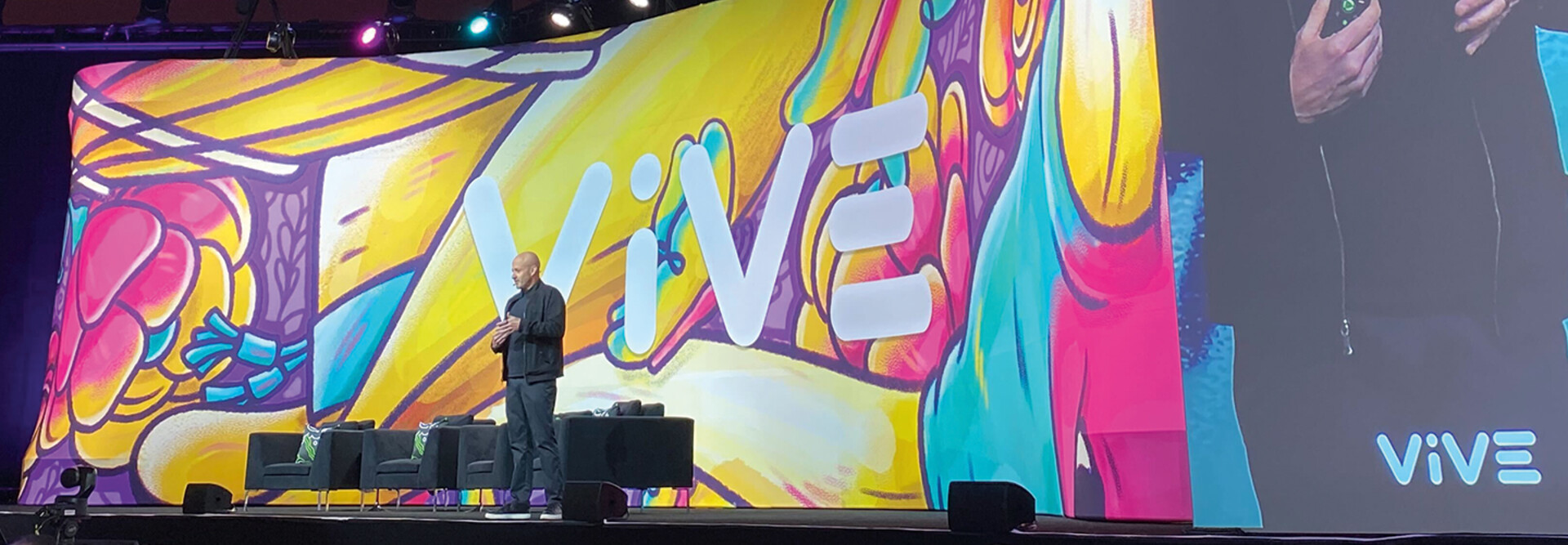 Microsoft's Joe Petro on stage at ViVE 2025