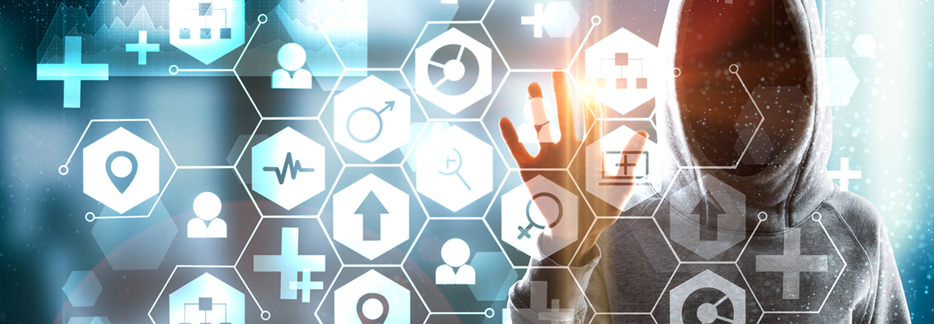 Healthcare and hacking concept