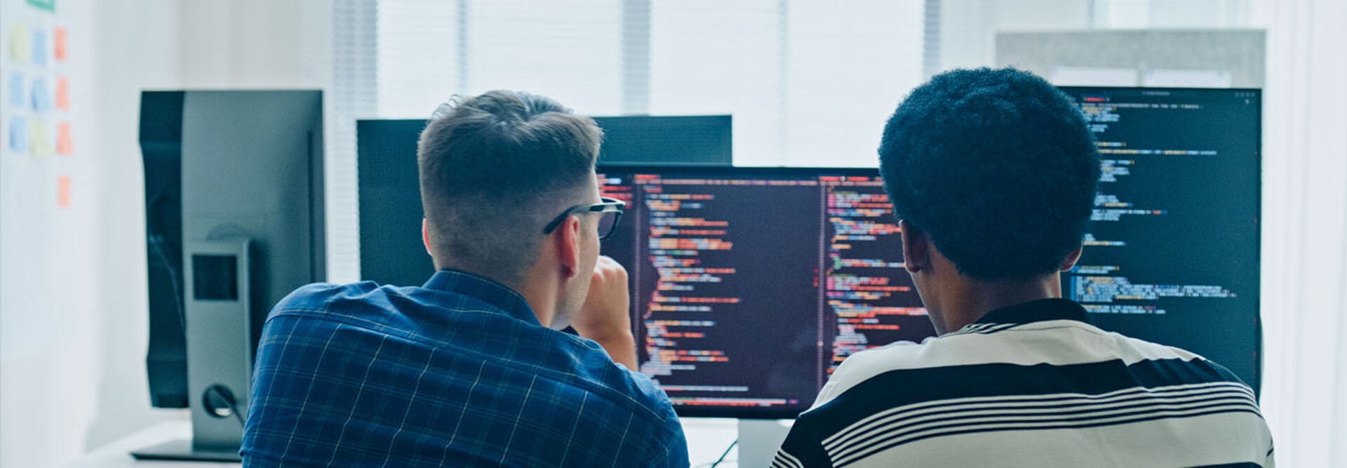 Coworkers coding