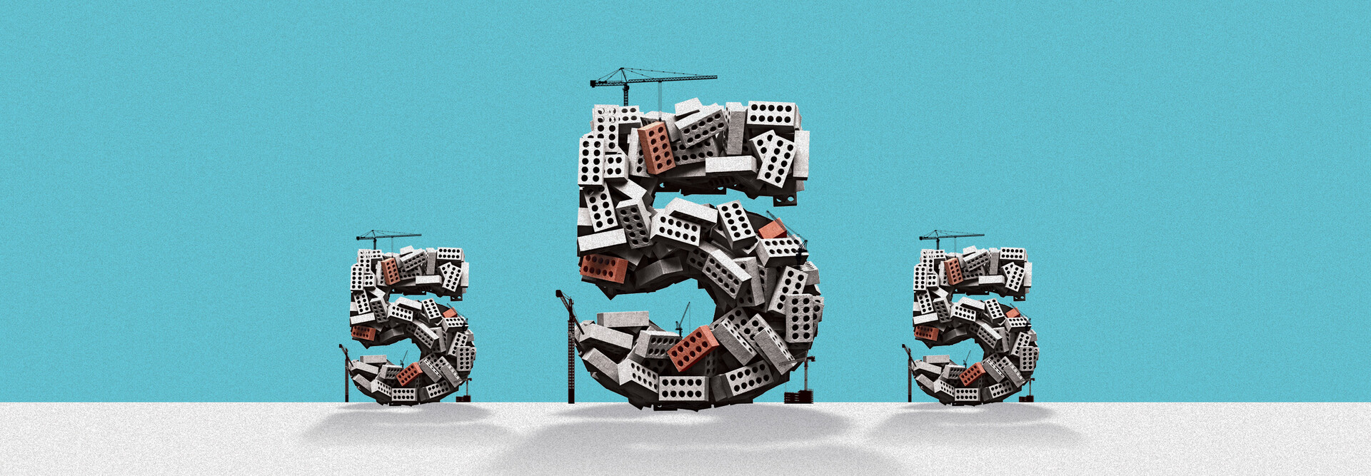 a number five under construction