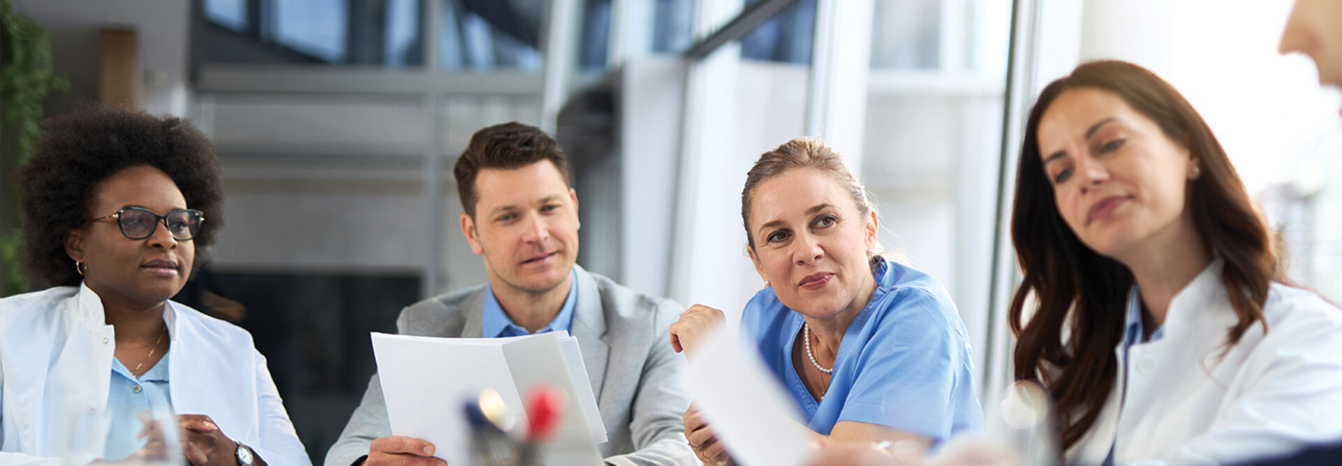 healthcare business meeting