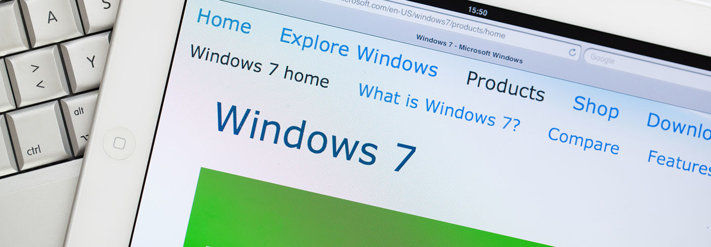 Windows 7 website on Apple ipad2