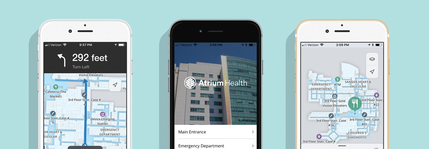 Atrium Health wants to  use its wayfinding tool to improve both the patient and the visitor experience.