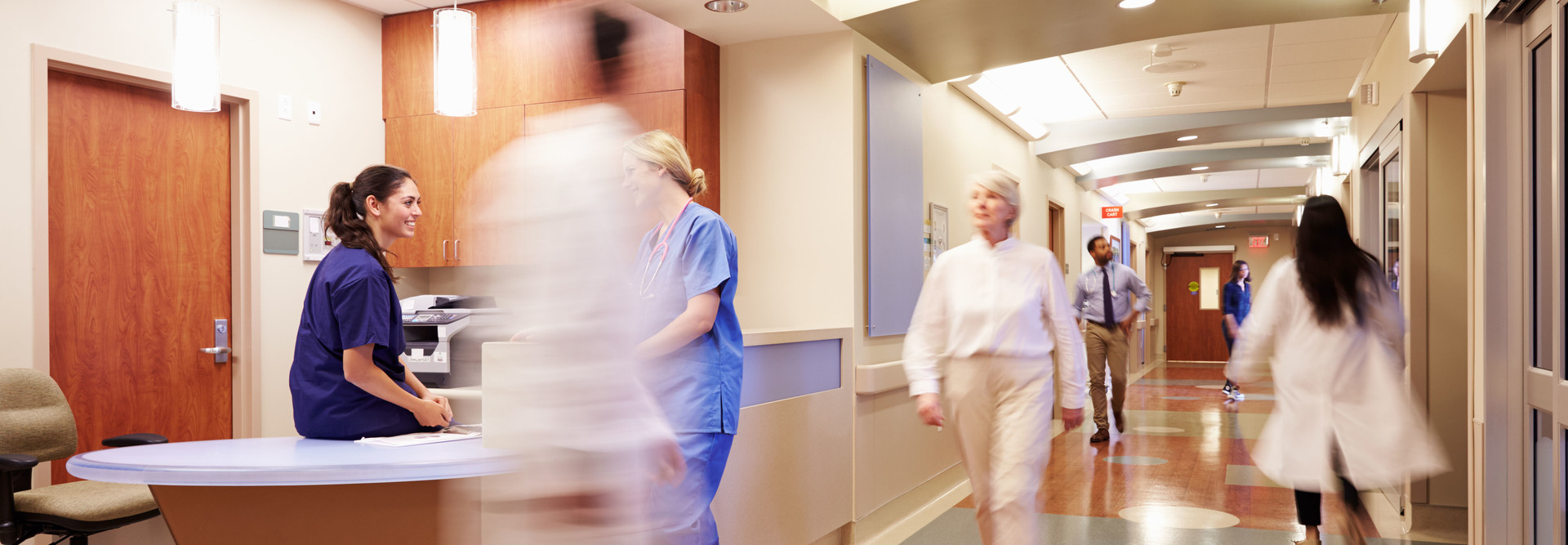 Busy hospital.