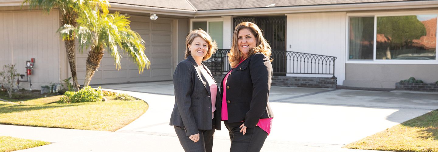 Easterseals Southern California CIO Stacie DePeau, left, and Lupe Trevizo-Reinoso, Vice President of Living Options.