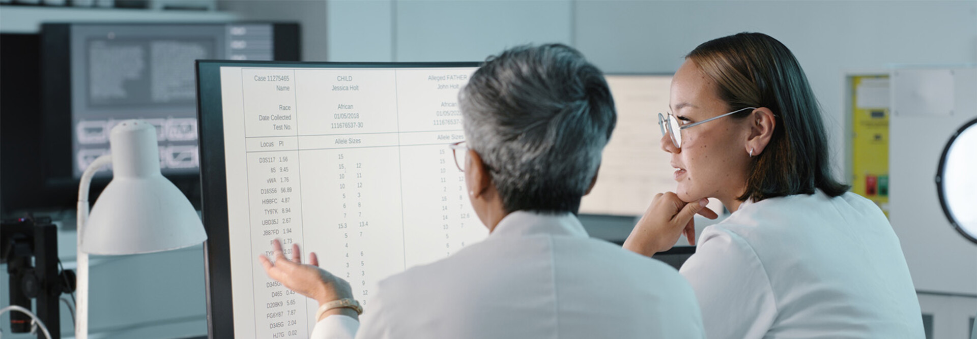 Doctors reviewing documents