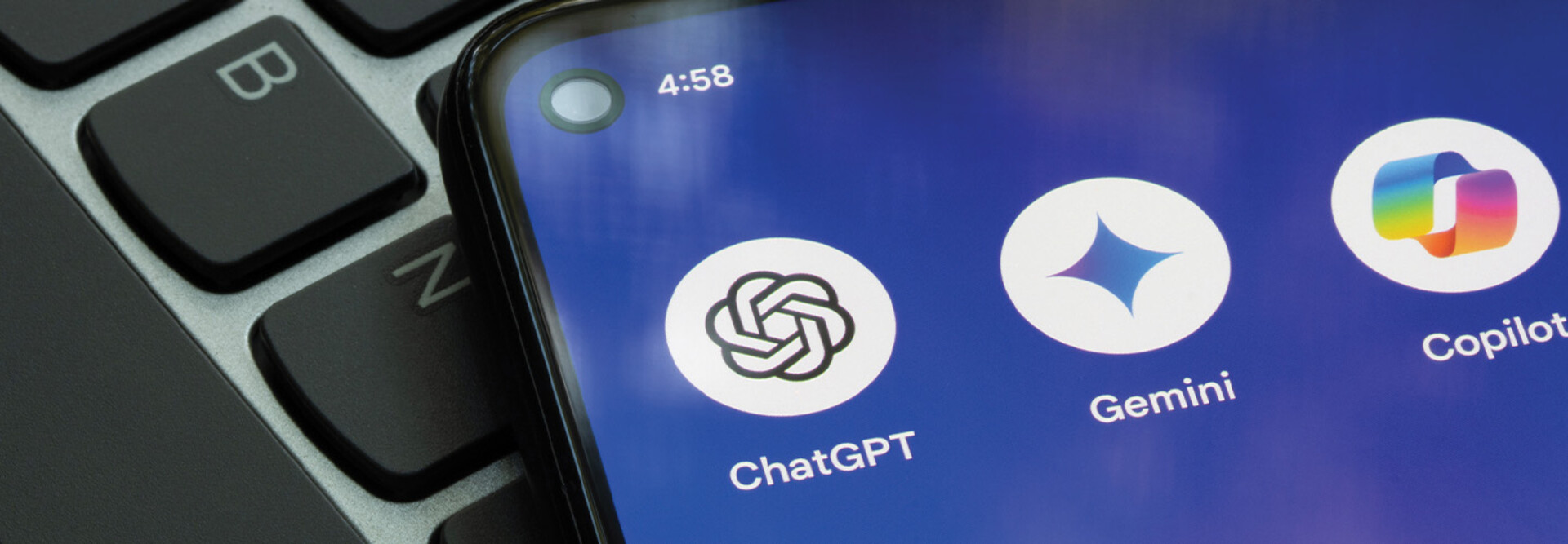 mobile phone with AI apps