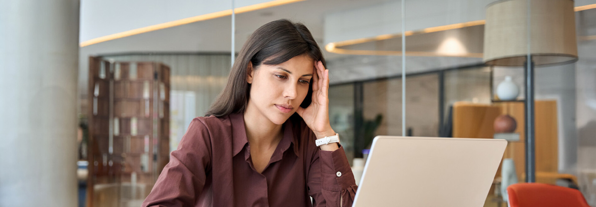 Person using computer