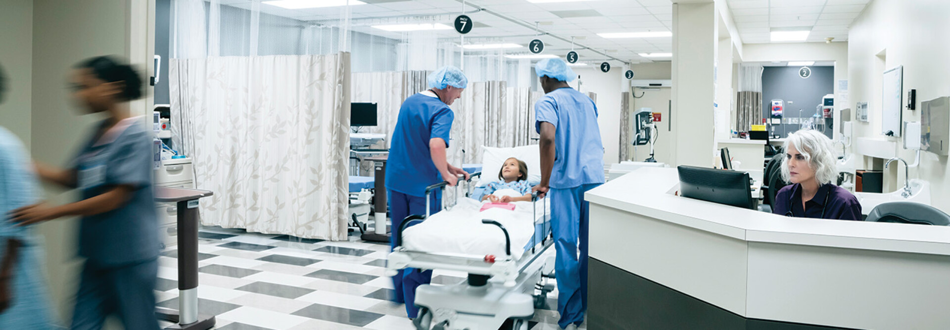 busy hospital