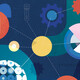 illustration of colorful pathways intersecting