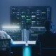 security team in high-tech computer room