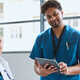 Doctors engaging with patient