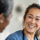nurse visits with patient
