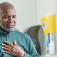 patient talks to doctor during appointment