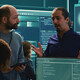 people talk in security operations center