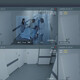 image of six camera feeds shown in security program