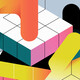 illustration of hands moving a rubix cube