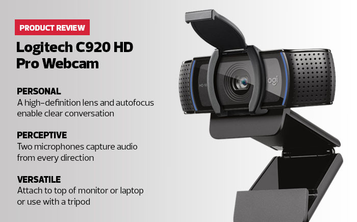 personificering Arabiske Sarabo Ledig Review: Improve Telehealth with the Logitech C920 HD Pro Webcam |  HealthTech Magazine