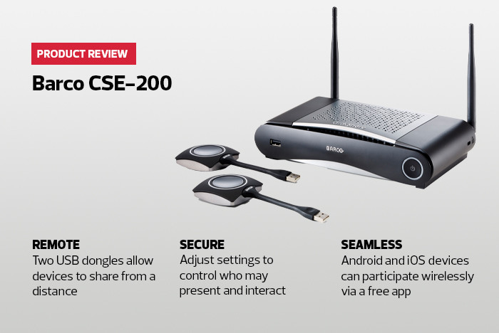 Barco CSE-200 wireless presentation system