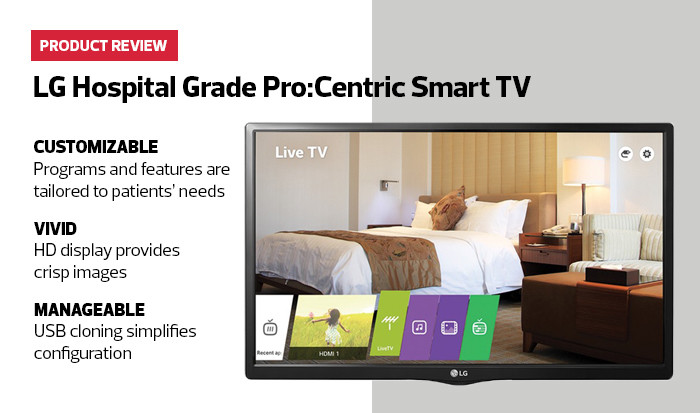 LG 24-inch UL Hospital Grade Pro:Centric Smart TV