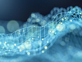 Complex abstract graph background.