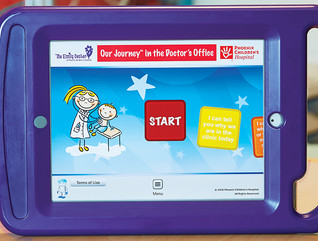 Each room at Phoenix Children’s Hospital is equipped with an iPad that allows patients and their parents to access medical records and treatment plans, watch videos and more.