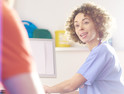 Nurse types info into EHR