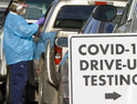 covid drive-up testing site