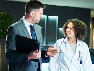 Dr and Exec speaking