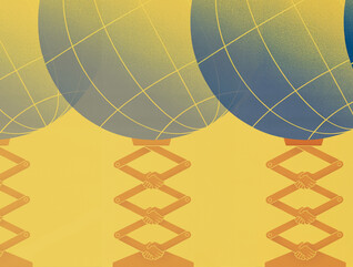 illustration of cranks with globes