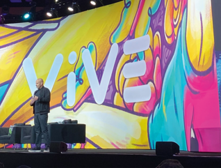 Microsoft's Joe Petro on stage at ViVE 2025