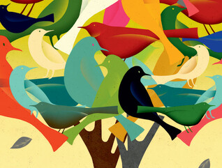 abstract illustration of a tree