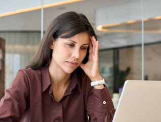 Person using computer